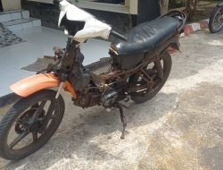 Diduga Maling Motor, Seorang ODGJ Diamankan ke Mapolsek Kempo.