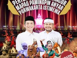 Hadirilah Besok Malam, Selesai Dilantik Bupati Dan Wakil Bupati Purwakarta Terpilih, Akan Disambut Atraksi Air Mancur Sri Baduga