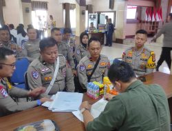 BPK RI Lakukan Pemeriksaan Laporan Keuangan Polri TA 2024 untuk Polres Hulu Sungai Tengah dan Polres Tabalong di Polres Banjar.