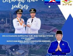 Ketua Fraksi Partai Demokrat H. Asep Ikhsan Ucapkan Selamat – Sukses atas Pelantikan Dadang Supriatna & Ali Syakieb Sebagai Bupati dan Wakil Bupati Bandung Masa Bakti 2025-2030.