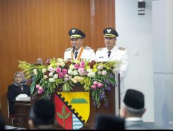 Pidato Perdana, Dadang Supriatna-Ali Syakieb Ajak Semua Pihak Berkolaborasi Bangun Kabupaten Bandung