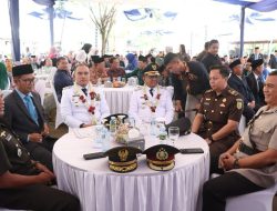 KOMPOL ANDRI HUTAGALUNG WAKAPOLRES TALA HADIRI PENYAMBUTAN BUPATI BARU