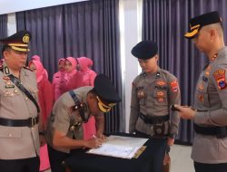 Kapolres Tabalong Serah Terimakan 3 Pejabat Baru