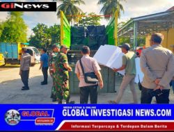 Anggota Kodim Loteng Kawal Pendropan Logistik Pilkades ke-24 Desa se-Kabupaten Lombok Tengah