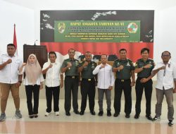 Primkop Kartika Barakati Jaya Korem 133/NW Gelar RAT Ke-VI Tutup Buku TA. 2024