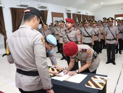 Waka Polres Batola dan Sejumlah PJU serta Kapolsek Lingkup Polres Batola Dirotasi