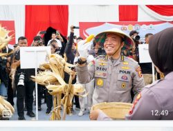 Irwasum Polri Pimpin Panen Jagung Serentak di Madiun, Wujudkan Astacita