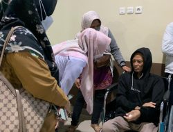 Pendampingan Pasien Negri Sakti Dari Puskesmas Berenung, Bidan Desa dan LSM GMBI Distrik Pesawaran.