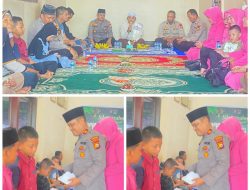 Polsek Tembilahan Hulu Santuni Anak Yatim Giat Sambut Ramadhan