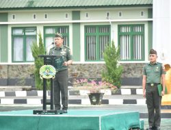 Korem 133/Nani Wartabone Gelar Upacara Rutin Senin Minggu Pertama Maret 2025