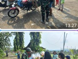 Pedagang Sayur Turut Diuntungkan Dengan Adanya TMMD