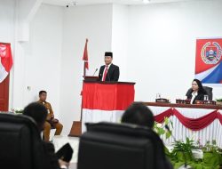 Rapat DPRD, Bupati Humbahas Sampaikan Pidato Masa Jabatan 2025-2030