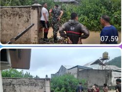 Babinsa Koramil 1304-04/KS, Sigap Bantu Warga Terdampak Banjir Di Kelurahan Talumolo