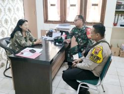 Babinsa Kratonan Bersama Lurah Dan Bhabinkamtibmas Duduk Bersama Bahas Situasi Kewilayahan