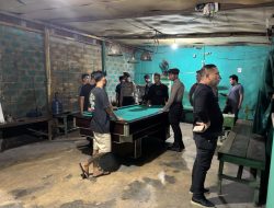 Tindak Lanjut Laporan Warga, Ops Pekat Otanaha Polda Gorontalo Tertibkan Hiburan Tempat Billiard