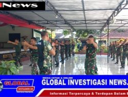 Asah Kemampuan Prajurit, Kodim Loteng Gelar Latihan Rutin Bela Diri Militer