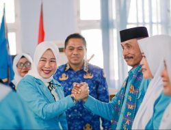 Ny. Onti Farianti Hadiri Pelantikan Pengurus Himpaudi Kabupaten Dompu Periode 2025-2029.