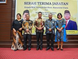 Bupati Humbahas Hadiri Serah Terima Jabatan Ketua BPK RI Perwakilan Sumut