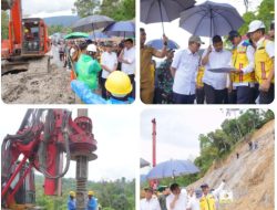Tinjau Perbaikan Ruas Jalan Nasional Batu Jomba, Bobby Nasution Minta Jalur Aman Dilalui Pemudik