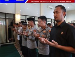 Polres Jember Gelar Sholat Ghaib untuk 3 Anggota Polri yang Gugur dalam Tugas