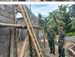 Tim Wasev Dari Mabesad Tinjau TMMD Desa Kalinanas