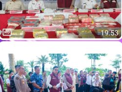 Kapolda Kalsel Pimpin Pemusnahan Narkoba Senilai Rp. 40 Miliar