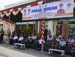 Dandim 1315/KG Hadiri Acara Pasar Murah Di Kantor Kajari Kabupaten Gorontalo