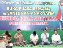 Sat Intelkam Polrestabes Surabaya Gelar Buka Puasa dan Santunan Anak Yatim