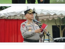 Kapolres Sergai, AKBP Jhon Sitepu SIK., MH Pimpin Apel Gelar Pasukan Ops. Ketupat Toba 2025.