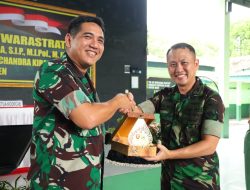 Danrem 074/Wrt Kunjungi Kodim Sragen, Beri Kabar Gembira