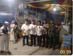 Kapolsek Rambang Lubai Hadiri Pimpin Pengamanan Kegiatan Safari Ramadhan Wakil Bupati Muara Enim di Desa Aur Kecamatan Lubai
