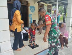 Babinsa Simo Aktif Turut Tingkatkan Kesehatan Ibu dan Anak