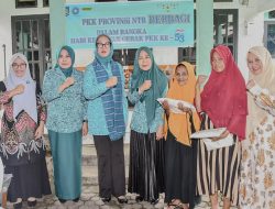 Kehadiran Ketua TP-PKK Provinsi NTB, Berbagi Berkah Di Kabupaten Dompu.