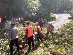 Tanah Longsor Timbun Jalan Lintas Lahat –  Pagaralam Propinsi Sumatera Selatan, Tepatnyadi Likuan Lematang Indah Ddesa Sukajadi.