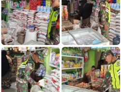 Babinsa Koramil 08/Rantau Cek Harga Sembako Jelang Hari Raya Idil Fitri