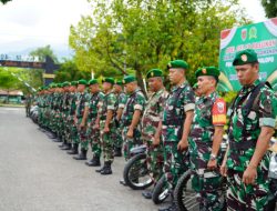 Apel Gelar Pasukan, Kodim 1403/Palopo Siap Mengamankan Jalannya PSU Walikota dan Wakil Walikota Palopo 2024