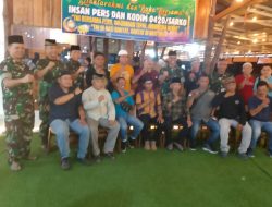 Buka Bersama Awak Media, Dandim 0420/ Sarko Ajak Jaga Kondusivitas