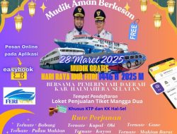 Menyambut Hari Raya Idul Fitri, Pemda Halsel Lakukan Mudik Gratis