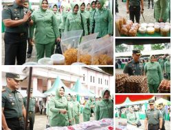 Menyambut Hari Raya Idul Fitri 1446 H Tahun 2025, Kodim 0117Aceh Tamiang Gelar Bazzar Murah