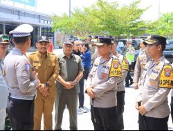 Kapolda Jatim Cek Posyan di Rest Area Tol Ngawi, Pastikan Mudik Aman Keluarga Nyaman
