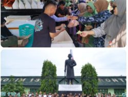 Aksi Bagi – bagi Takjil Didepan Makodim 1304/Gorontalo, Wujud Dukungan UU TNI yang Pro Rakyat