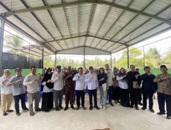 Bupati Bangka Tengah, Algafry Rahman, Meresmikan Langsung Rumah Relokasi Desa Kurau .
