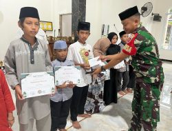 Kegiatan Lomba Amaliyah Ramadhan 1446 H Sukses Ditutup, Babinsa Harap Dapatkan Hikmah dan Pahala Berlimpah