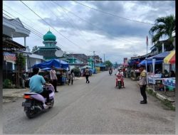Jelang Buka Puasa, Polisi Lakukan Pengamanan di Pasar Banjit
