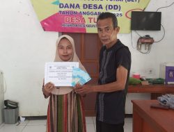 BLT-DD dan Insentif LKD Tahap 1 Disalurkan Pj. Kades Turus, KPM: Alhamdulillah !