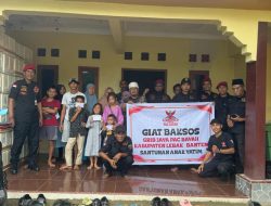 Sambut Idul Fitri Ormas GRIB Jaya PAC Kecamatan Bayah Santuni Anak Yatim