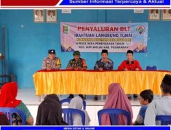 Desa Penengahan Salurkan Bantuan Langsung Tunai (BLT) Dana Desa (DD) Kepada 17 Keluarga Penerima Manfaat (KPM) Di Kecamatan Way Khilau