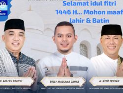 Keluarga Besar DPC Partai Demokrat Kabupaten Bandung Ucapkan Selamat Idul Fitri 1446 Hijriah.