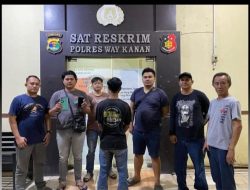 Polres Way Kanan Ringkus Diduga Pelaku Curat Handphone di Gunung Katun