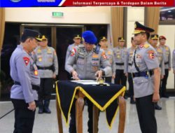 Pelantikan Astamaops Kapolri, Komjen Pol. Imam Sugianto Serah Terima Jabatan kepada Irjen Pol. Akhmad Wiyagus